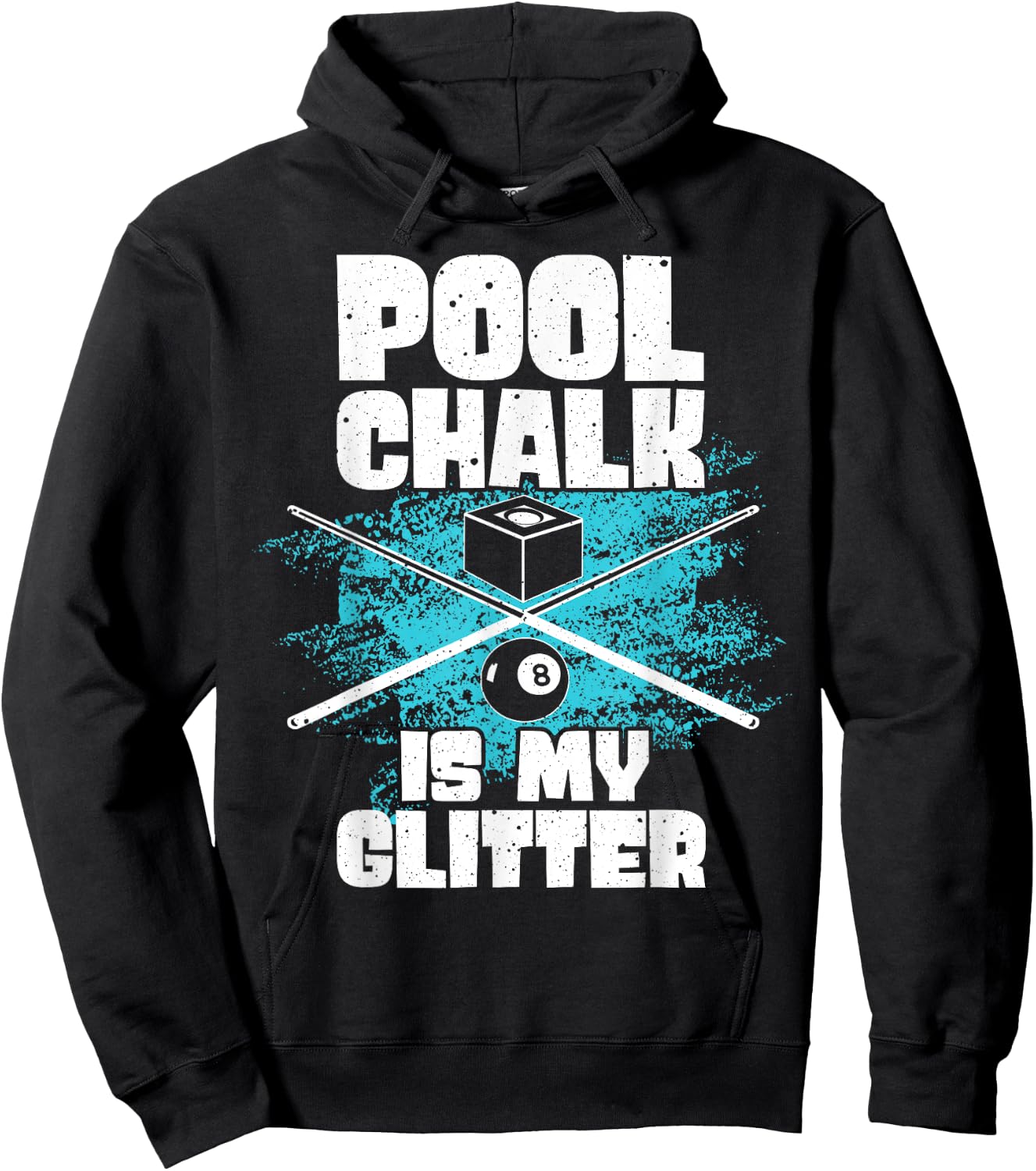 Funny Pool Billiard Pool Sports Table Game Player Men Women Hoodie - Hoodie | Black