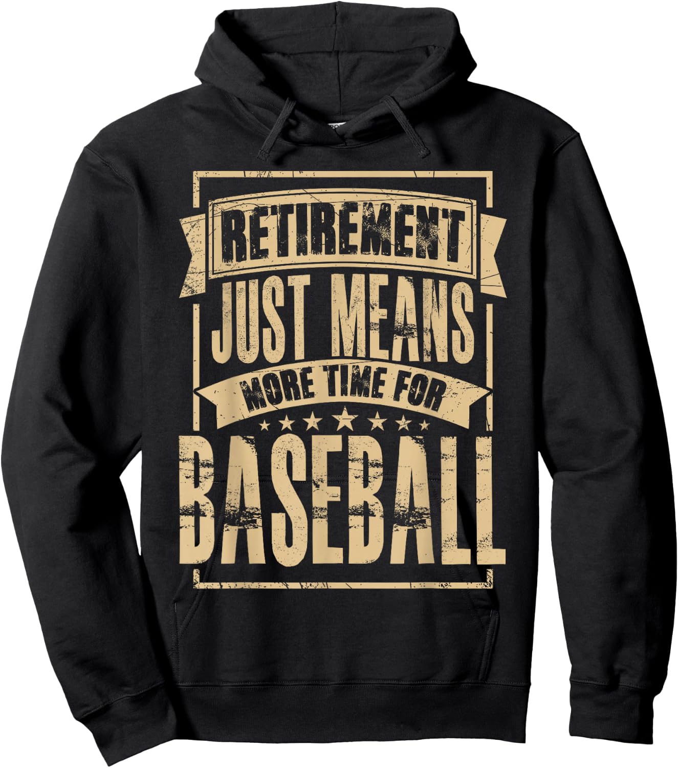 Baseball Player Pitcher Catcher Retired Retirement Hoodie - Hoodie | Black