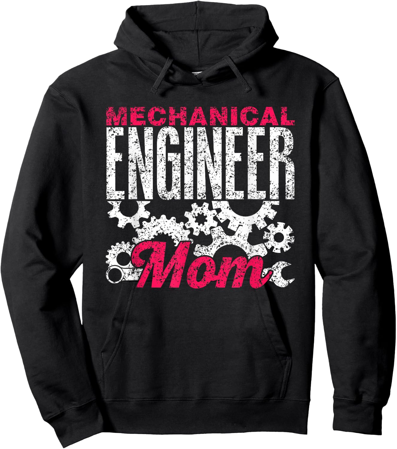 Mechanical Engineer Mama Engineer Student Mechanical Engineering Hoodie - Hoodie | Black