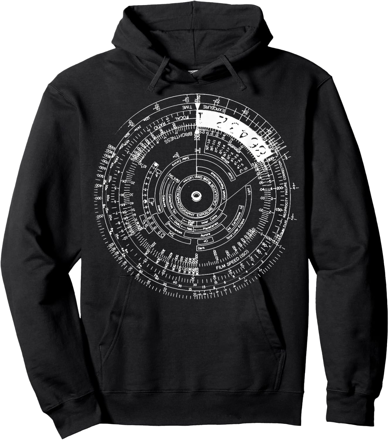 Vintage Chart - Astrophotography Exposure Stars Photo Space Hoodie - Hoodie | Black