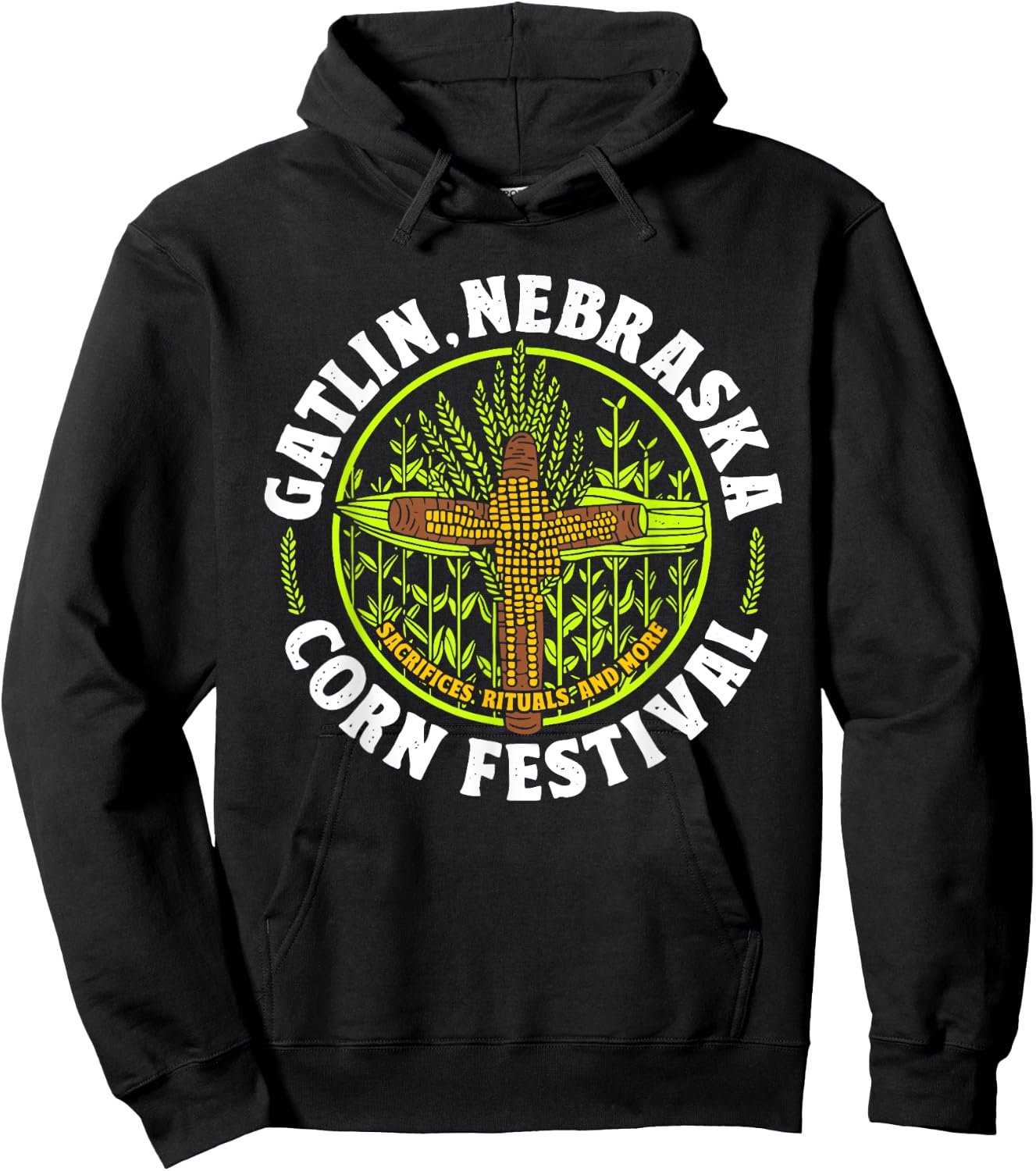 Gatlin, Nebraska Corn Festival Apparel Hoodie - Hoodie | Black