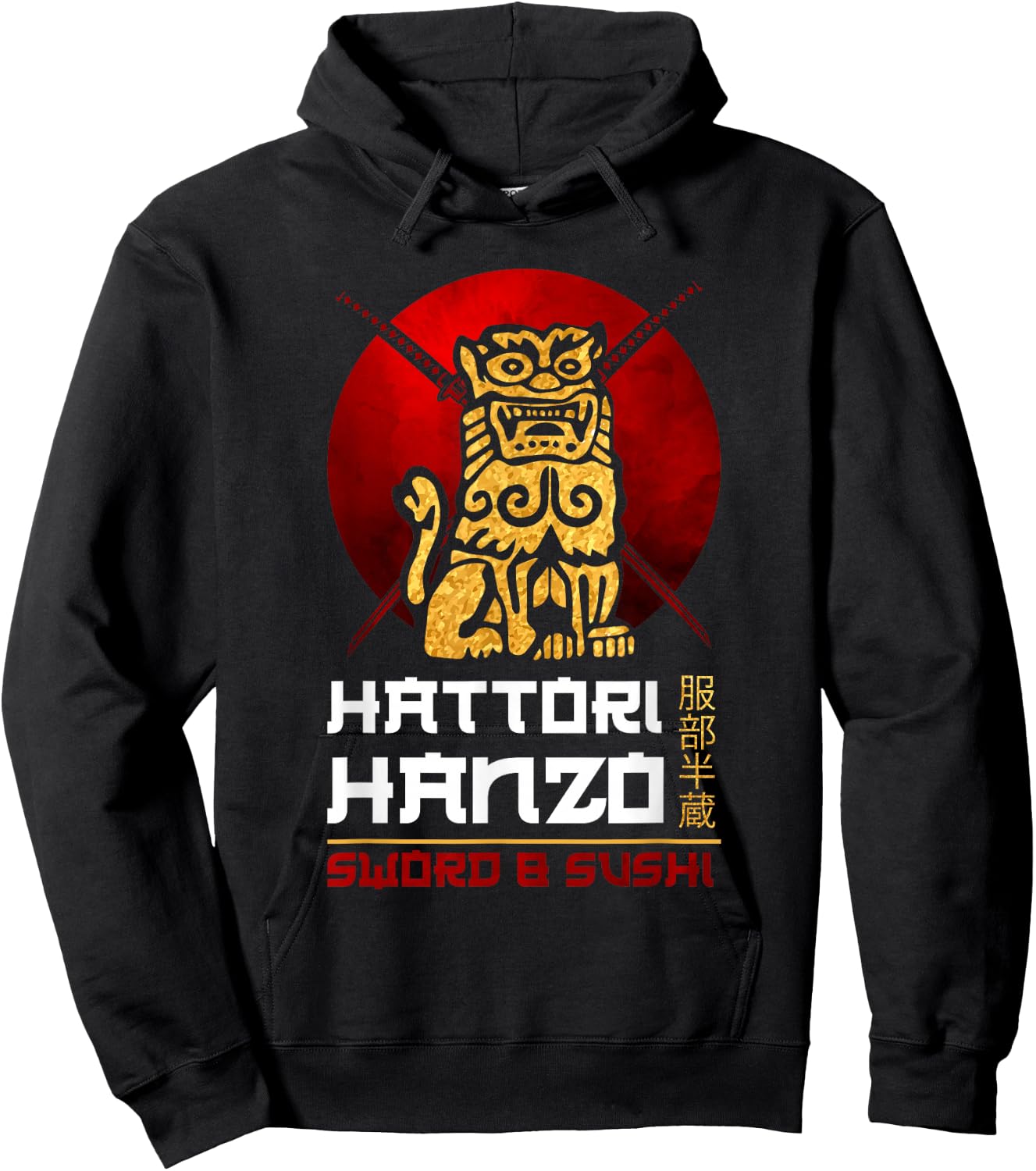 Japanese Warrior Oni No Hanzo Ninja Sword Samurai Fighter Hoodie - Hoodie | Black