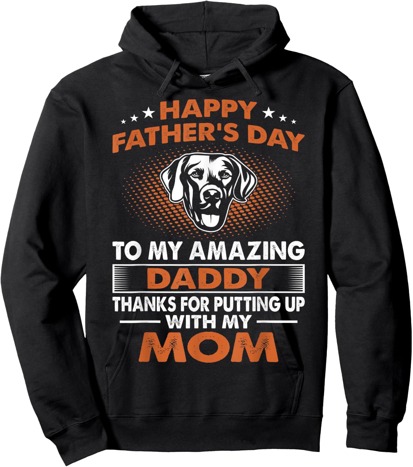Chesapeake Bay Retriever Dog Dad Happy Father's Day Gift Men Hoodie - Hoodie | Black