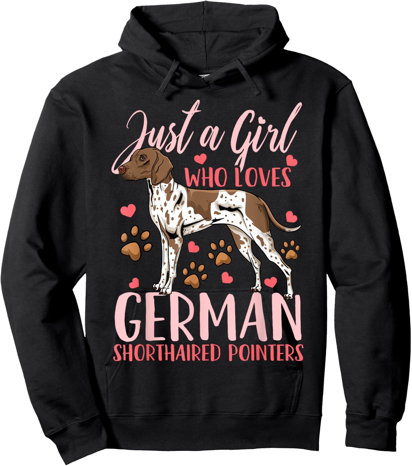 German Shorthaired Pointer Hoodie - Hoodie | Black