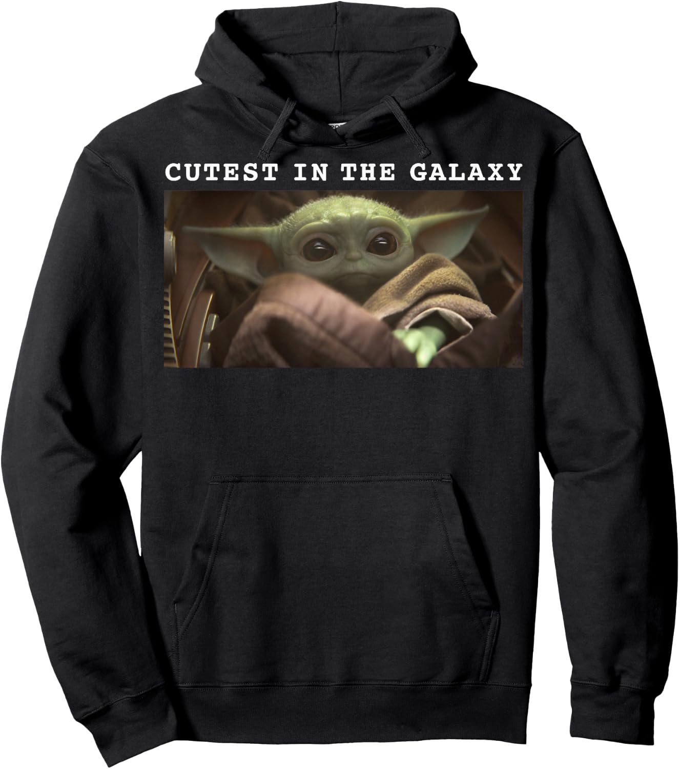 Star Wars: The Mandalorian The Child Cutest In The Galaxy Hoodie - Hoodie | Black