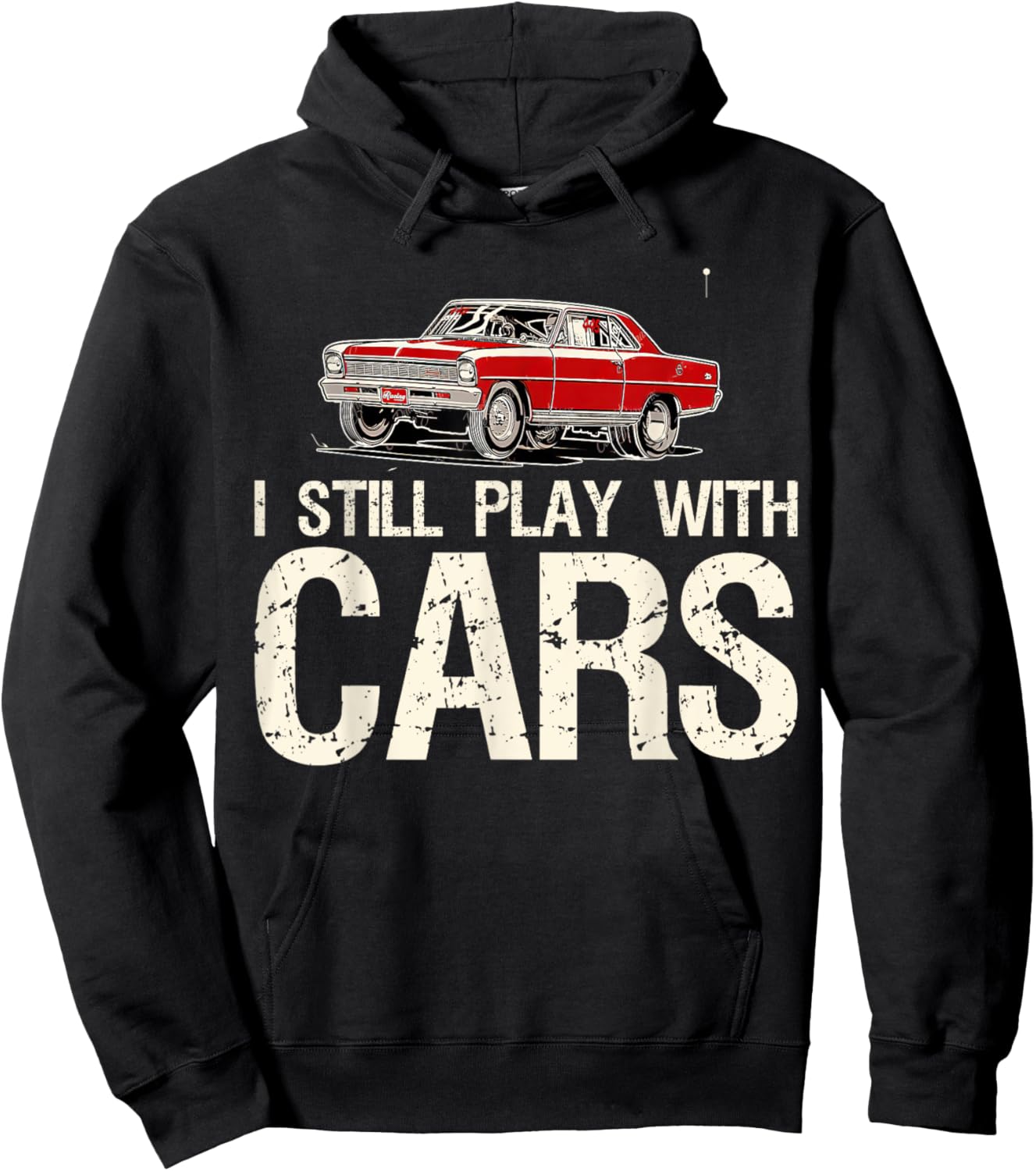 Still plays with cars nova 1966 1969 1972 Hoodie - Hoodie | Black
