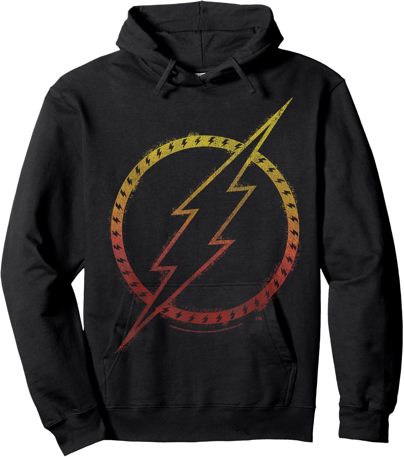 DC Comics The Flash Lightning Logo Small Hoodie - Hoodie | Black