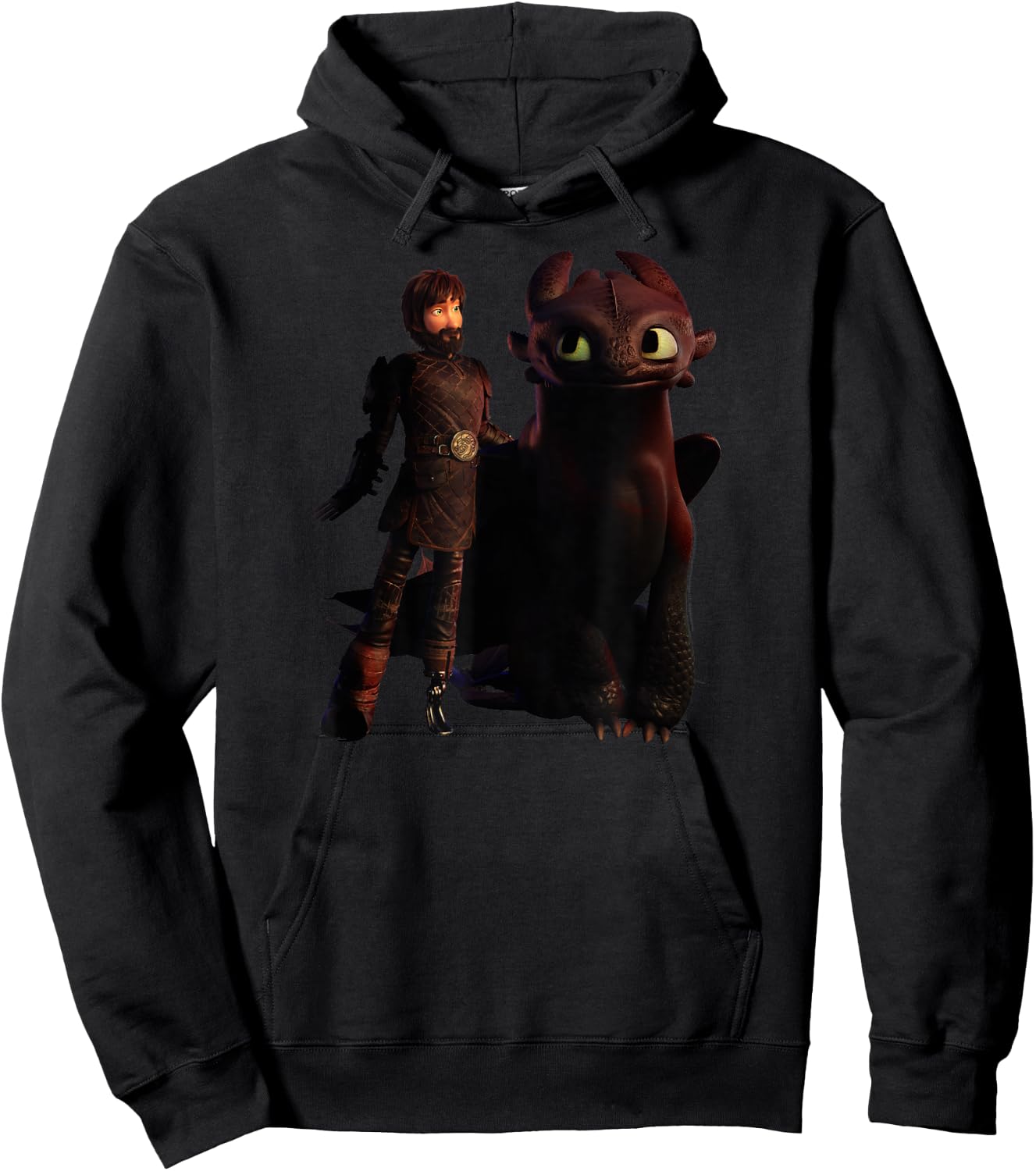 How to Train Your Dragon 3 Hiccup and Toothless Hoodie - Hoodie | Black