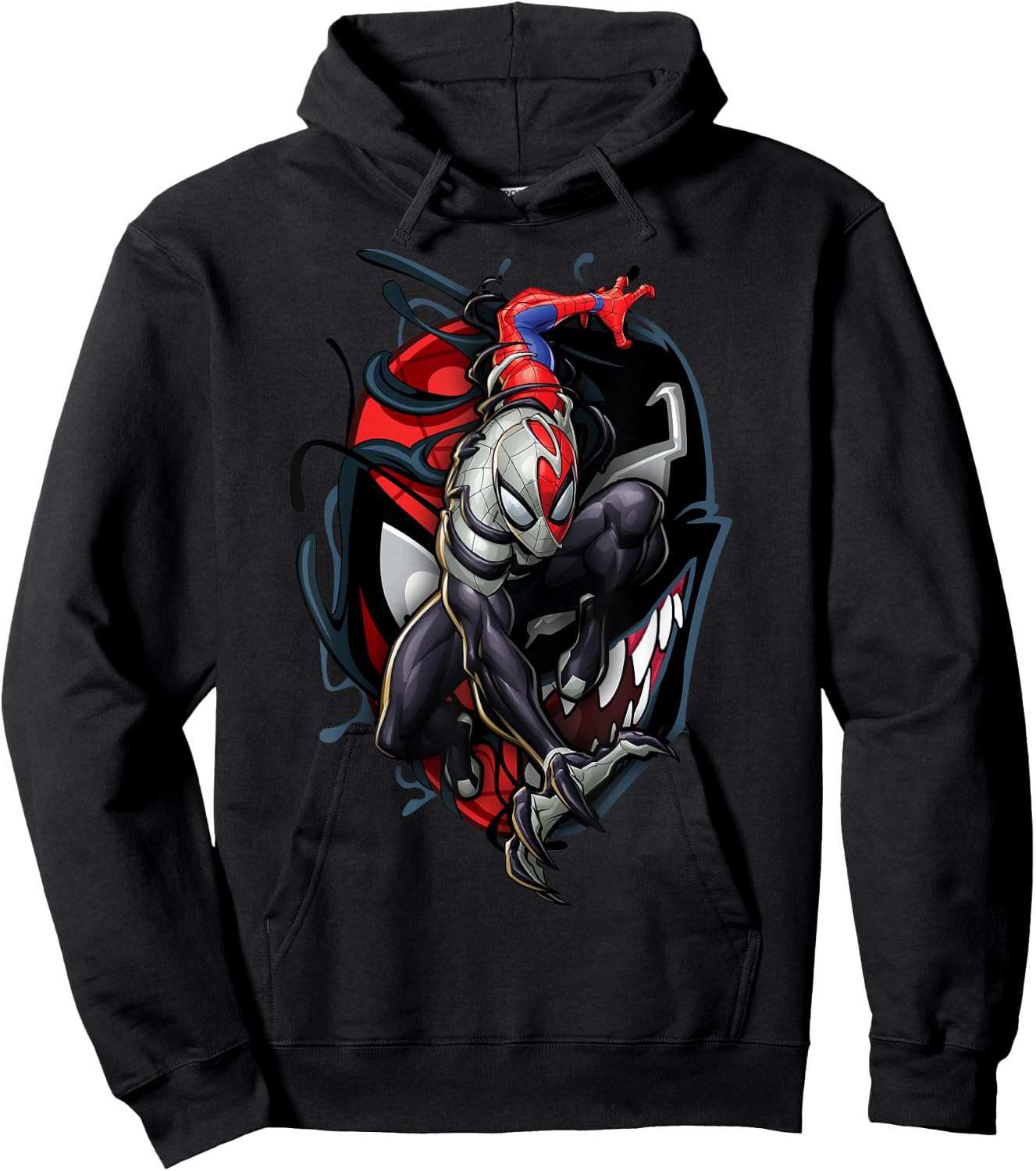 Marvel Spider-Man Maximum Venom Spider-Man Action Shot Hoodie - Hoodie | Black
