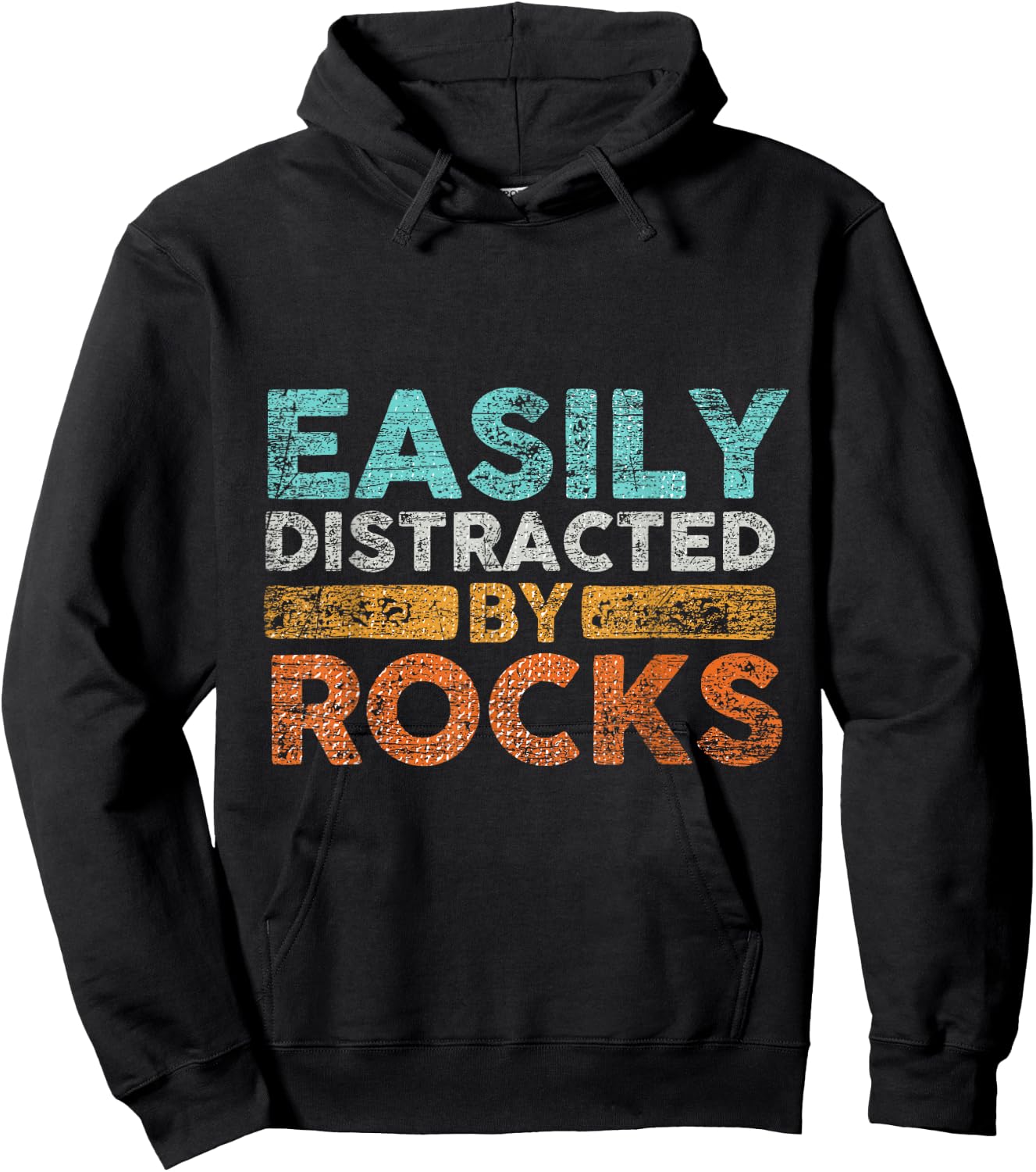 Easily Distracted by Rocks Geology Hoodie - Hoodie | Black