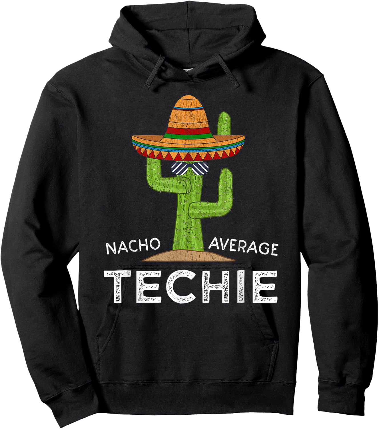 Fun Technology Techie Humor Saying | Funny IT Tech Support Hoodie - Hoodie | Black