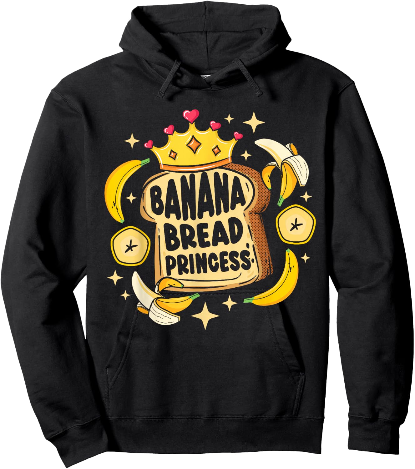 Banana Bread Princess Hoodie - Hoodie | Black