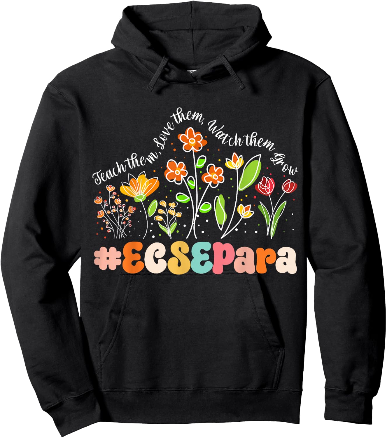 ECSE Para Appreciation Week Teacher Back to School Hoodie - Hoodie | Black