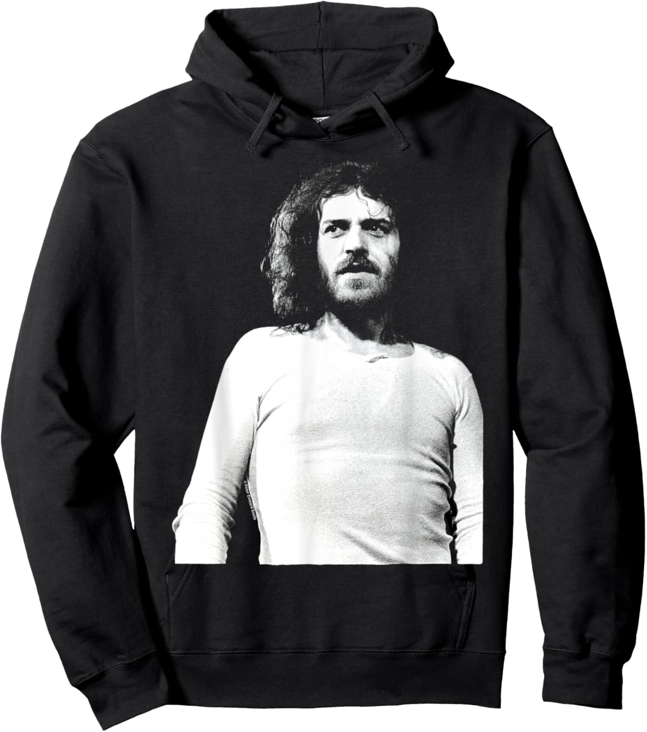 Singer Joe Cocker Live Shot Black And White By Everard Smith Hoodie - Hoodie | Black
