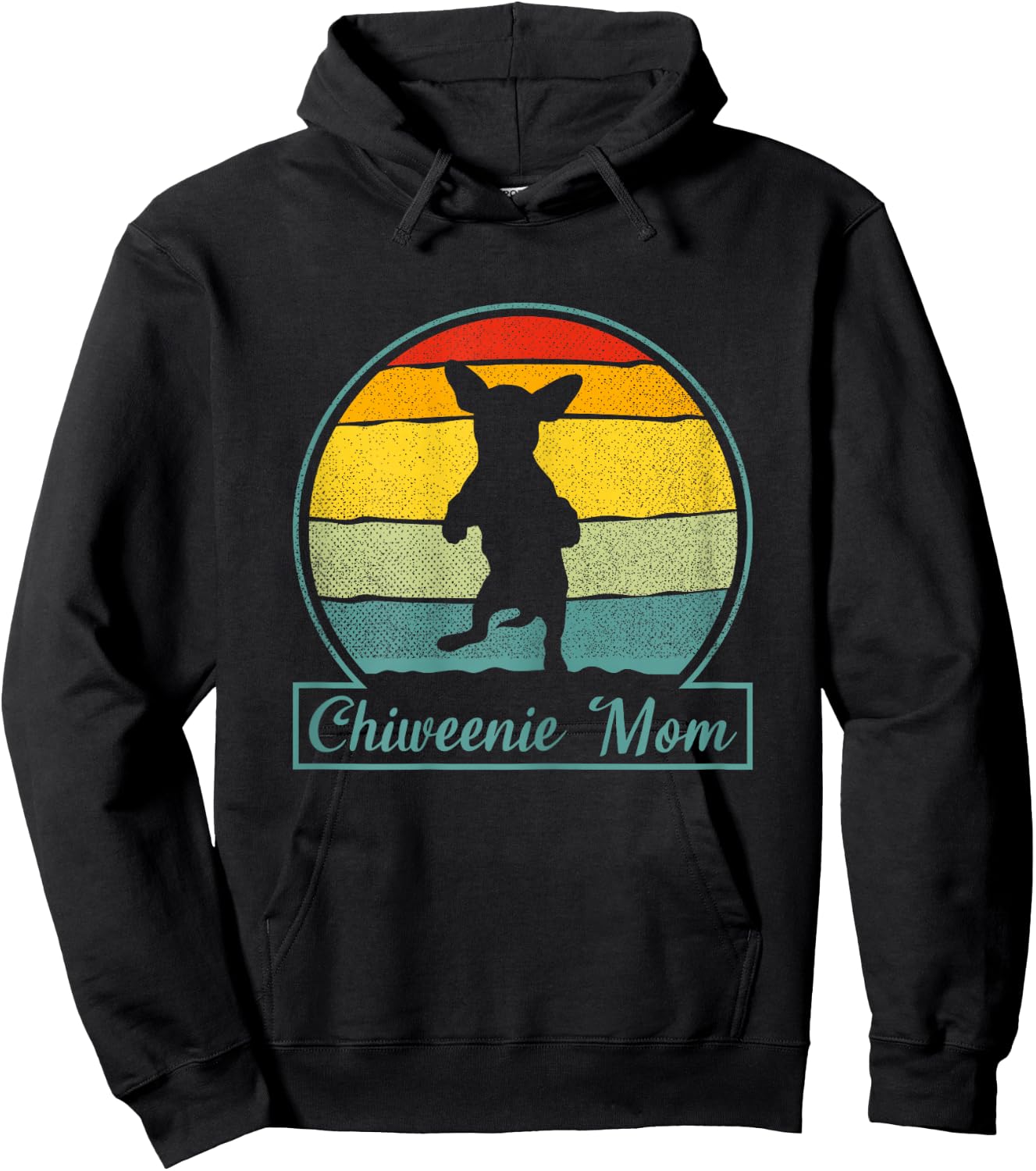 Chiweenie Mom Mama Cute Dog Lovers Dog Owners Women Kids Hoodie - Hoodie | Black