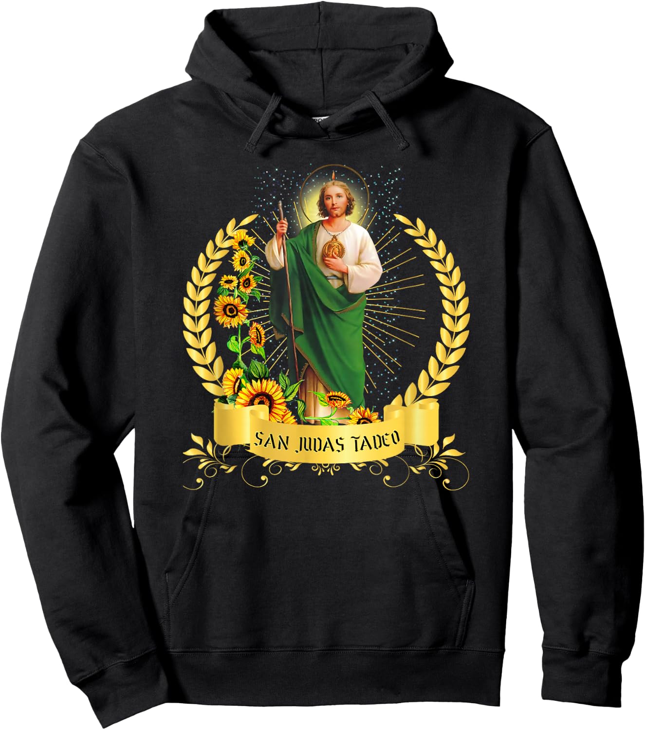 ¡Oh Santo Apóstol San Judas Tadeo! (Saint Jude Thaddeus) Hoodie - Hoodie | Black