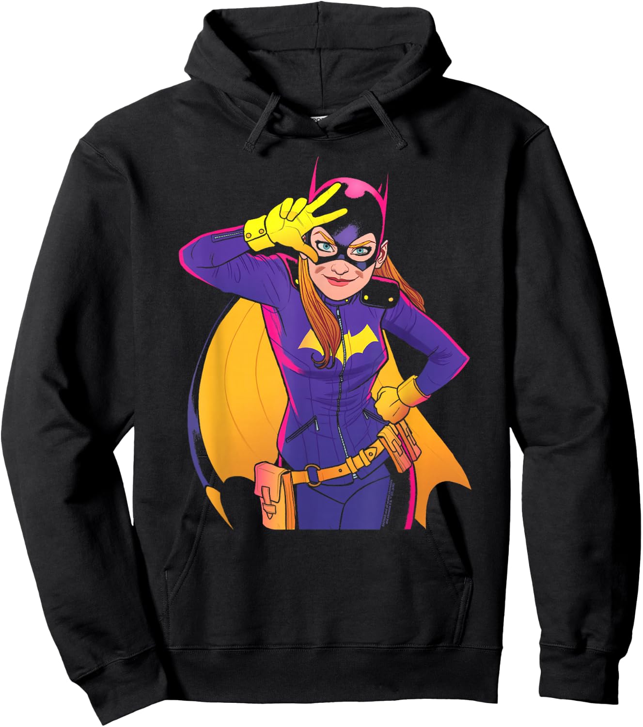 Batgirl Moves T Shirt Hoodie - Hoodie | Black