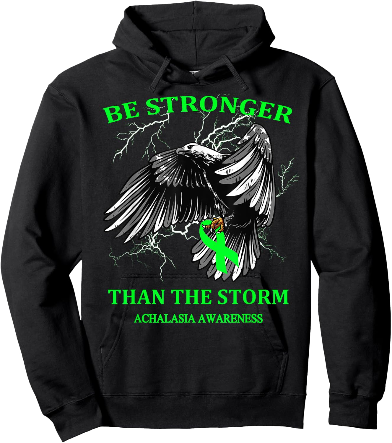 Be Stronger Than The Storm Achalasia Hoodie - Hoodie | Black