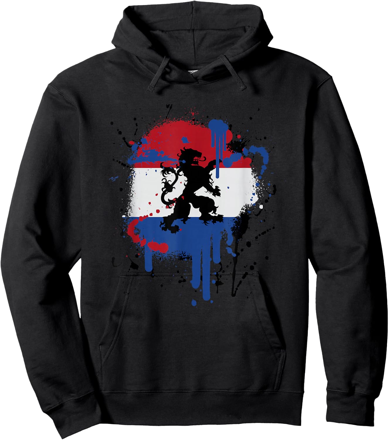 Kings Day Netherlands Holland Dutch Flag, Koningsdag Hoodie - Hoodie | Black