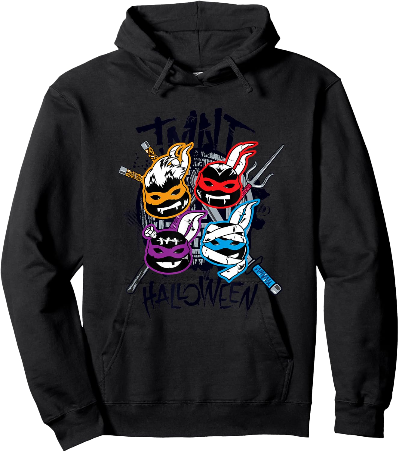 Teenage Mutant Ninja Turtles Halloween Spooky Ninja Crew Hoodie - Hoodie | Black
