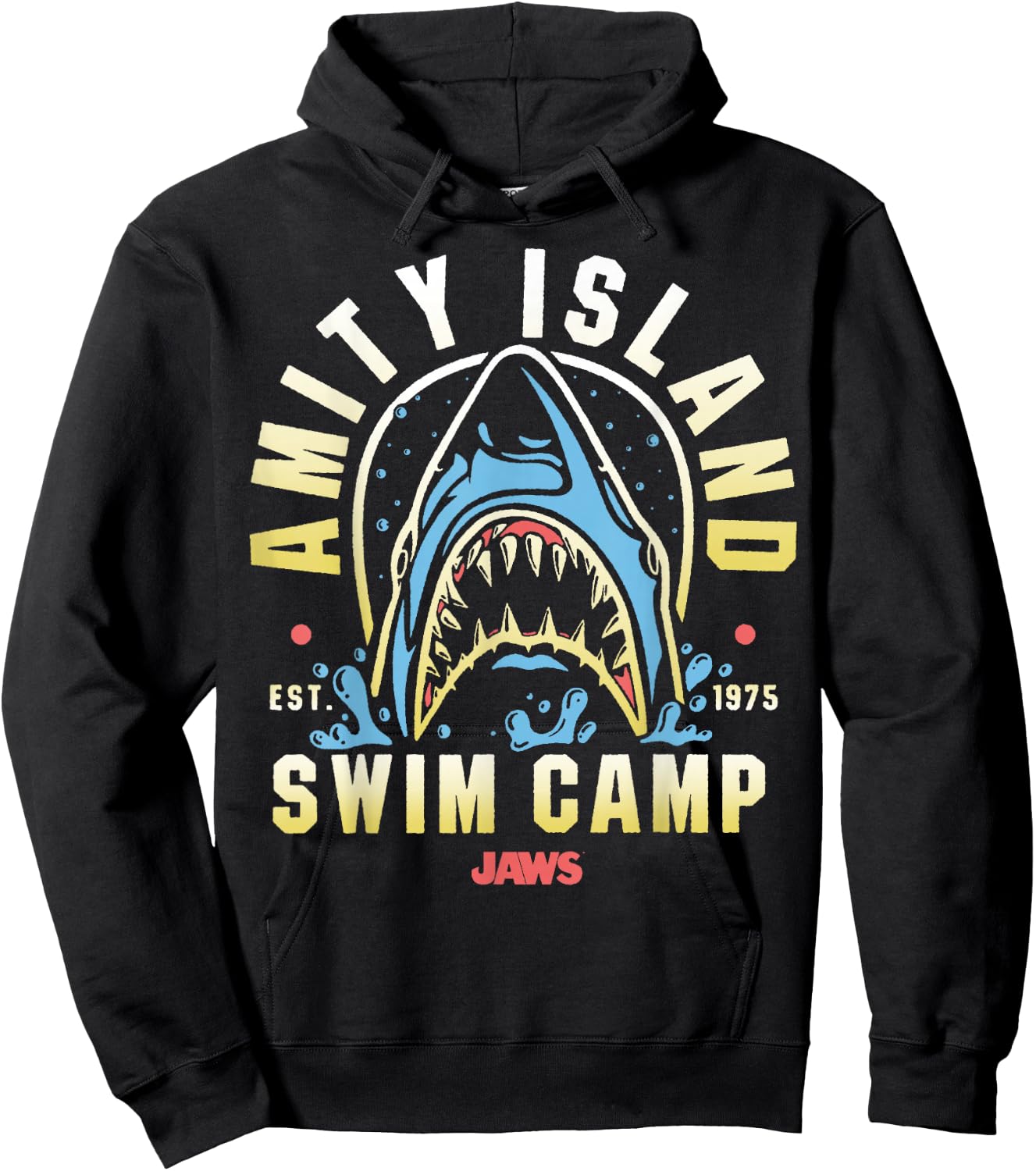 Jaws Amity Swim Camp Hoodie - Hoodie | Black