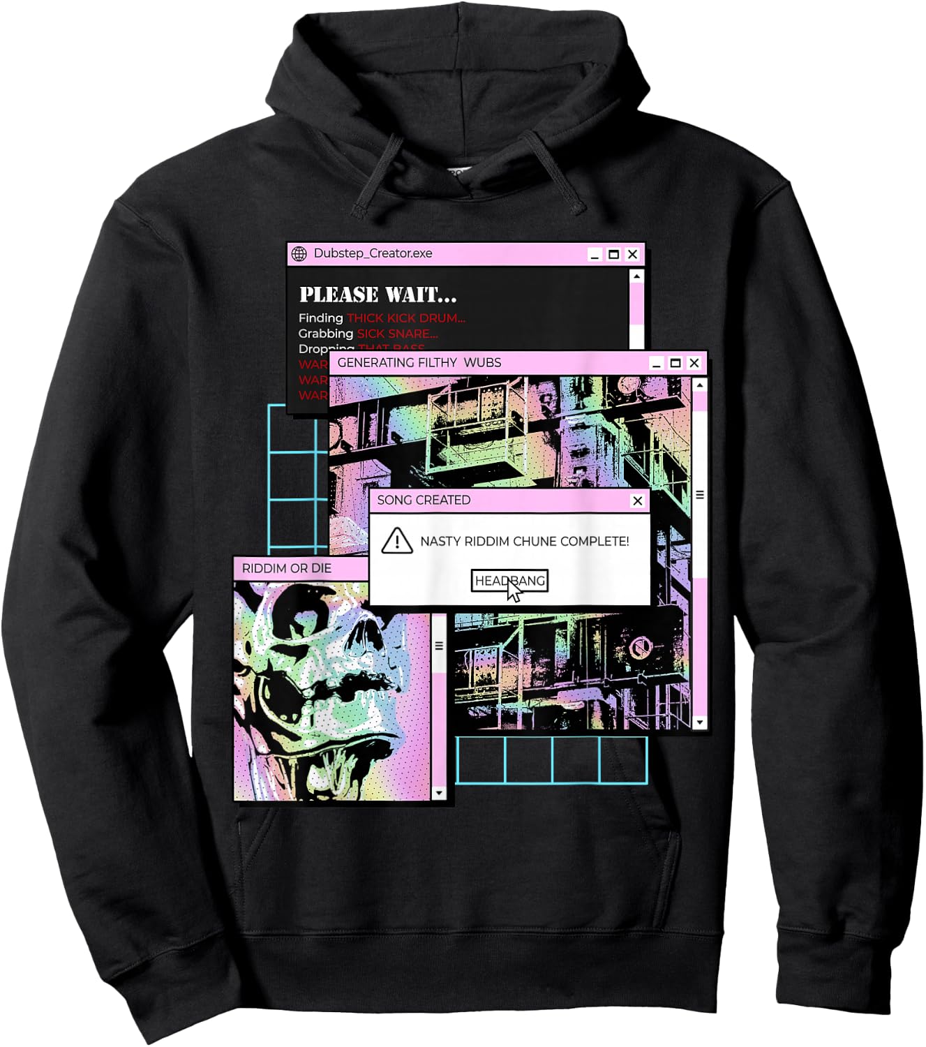 Dubstep Creator Riddim Shirt | Funny Dubstep Producer Hoodie - Hoodie | Black