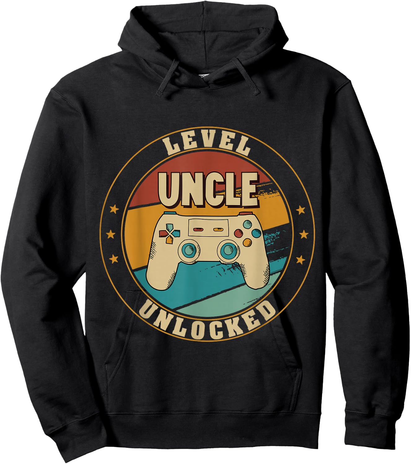 Gamer New Uncle Dad Mom Baby Announcement Pregnancy Father Hoodie - Hoodie | Black