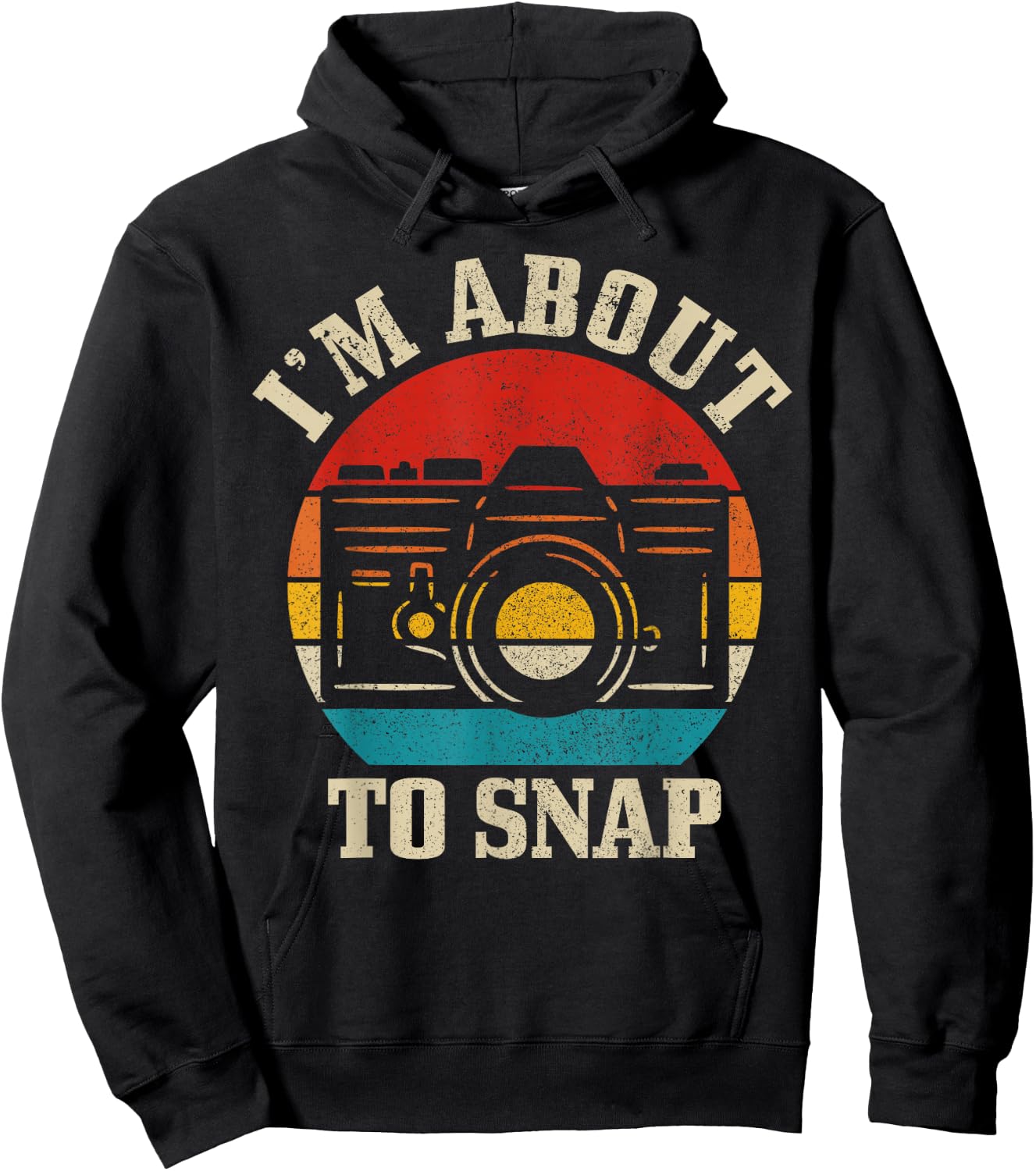Photographer Gift Camera Saying Funny Vintage Photography Hoodie - Hoodie | Black