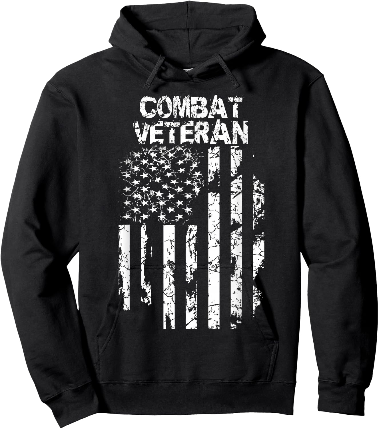 Combat Veteran Hoodie - Hoodie | Black