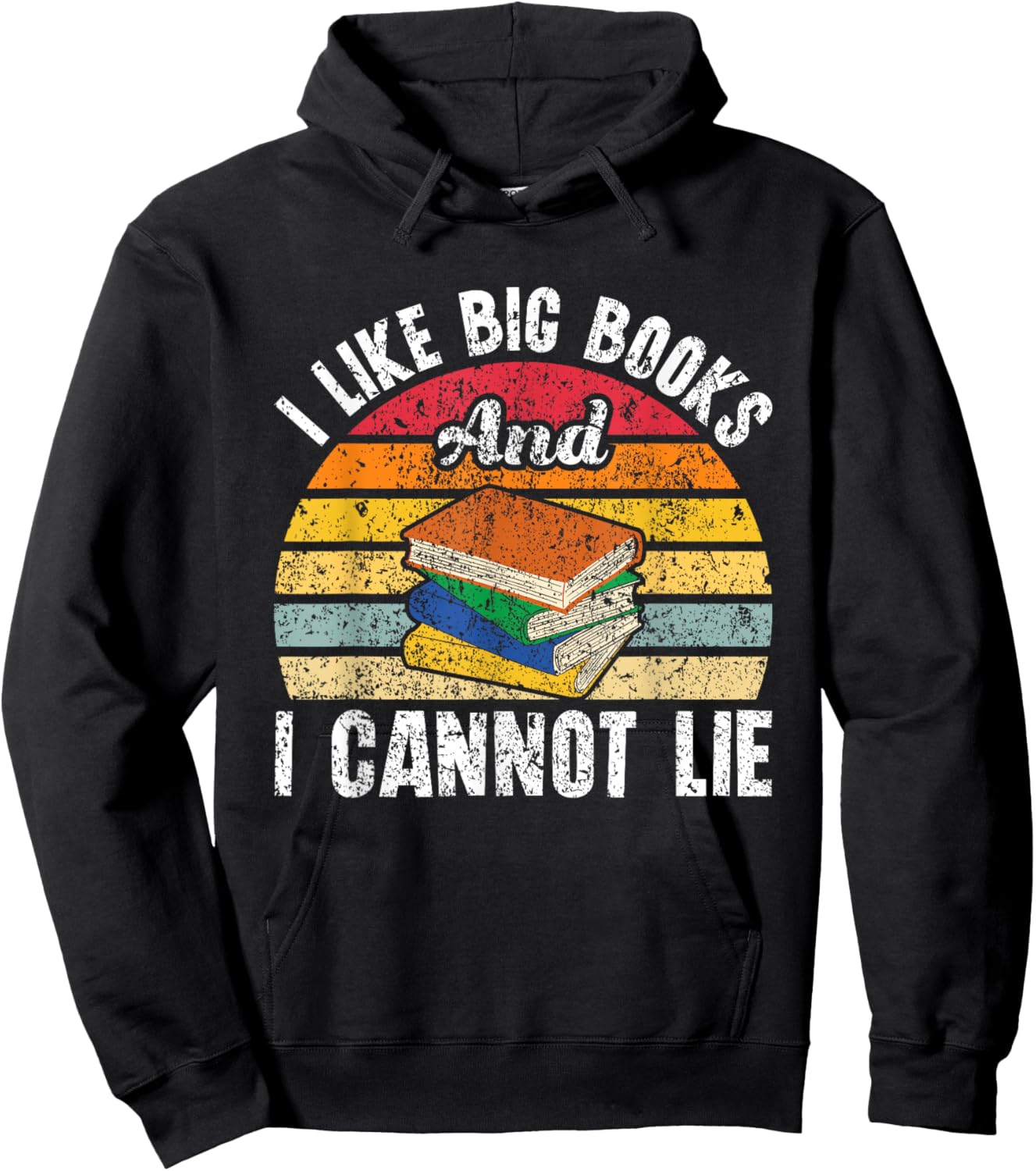 I Like Big Books And I Cannot Lie Bookworm Reading Teacher Hoodie - Hoodie | Black
