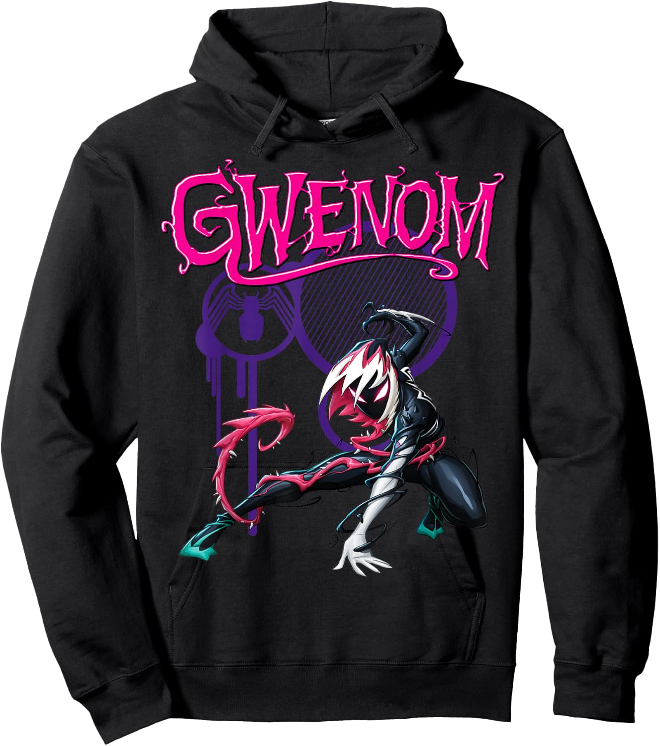Marvel Spider-Man Maximum Venom Gwenom Small Hoodie - Hoodie | Black
