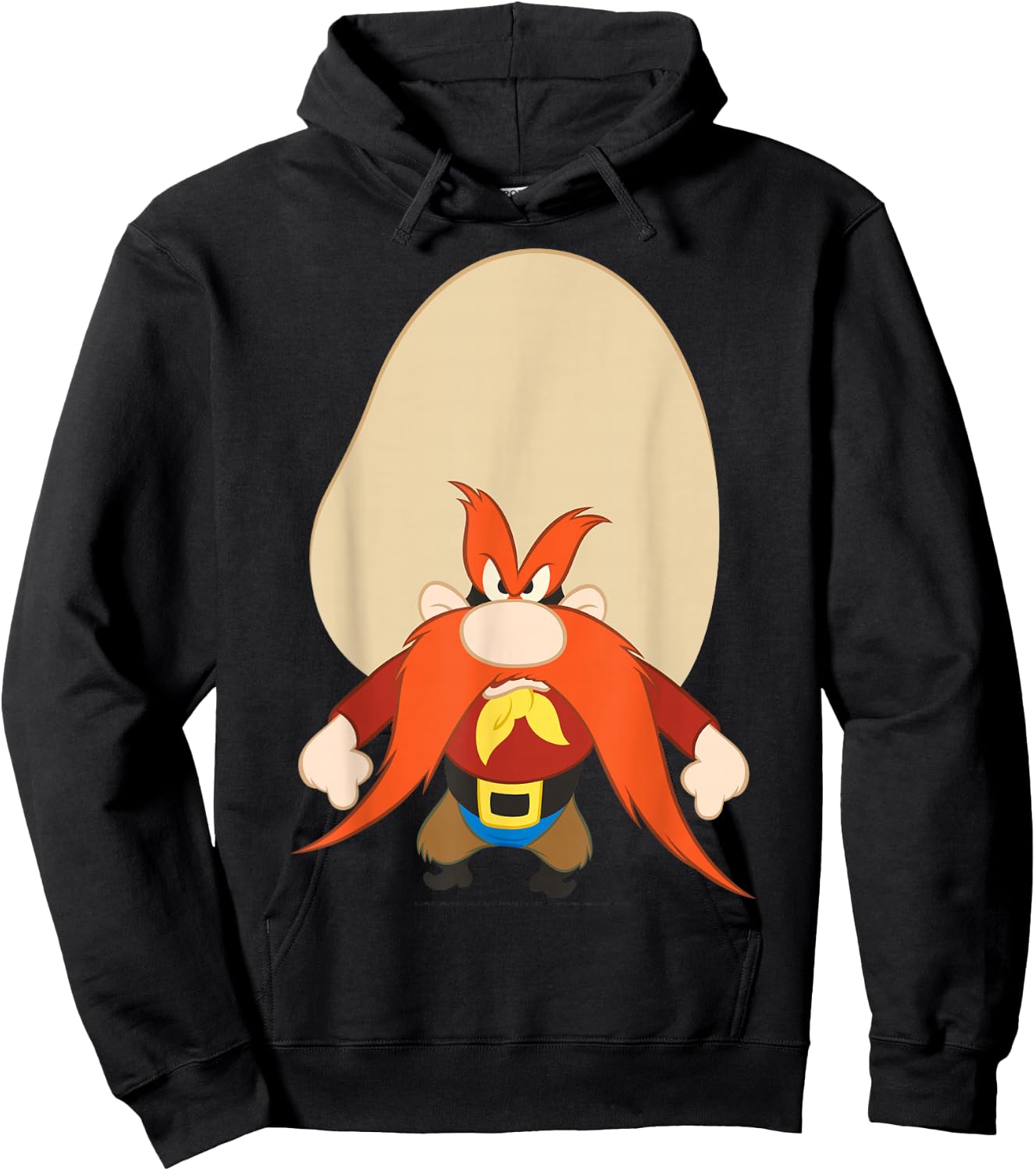 Looney Tunes Yosemite Sam Angry Portrait Hoodie - Hoodie | Black