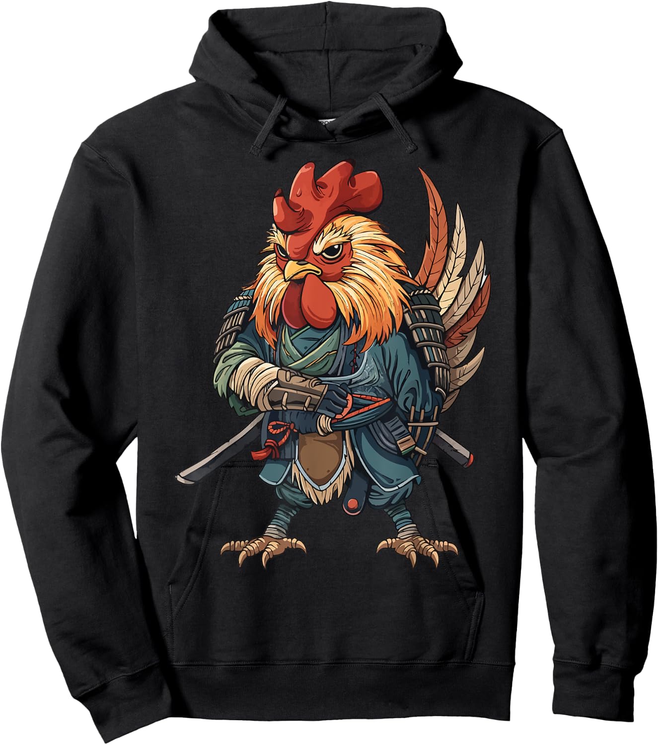 Samurai Chicken Hoodie - Hoodie | Black