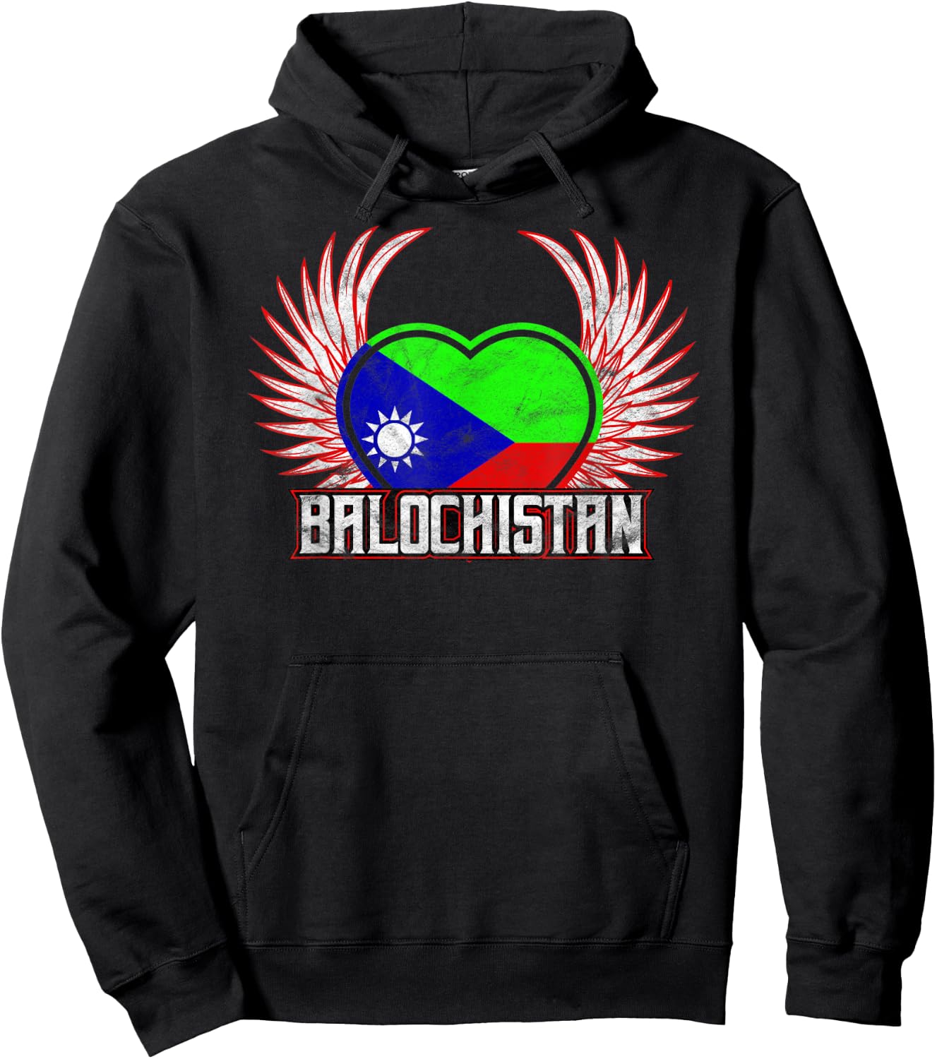 Balochistan Hoodie - Hoodie | Black