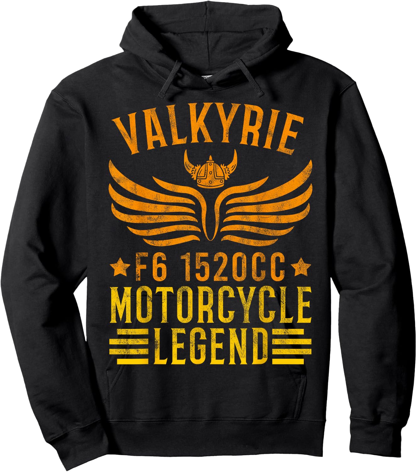 Vintage Valkyrie Motorcycle F6 1520cc Biker Mechanic Gift Hoodie - Hoodie | Black