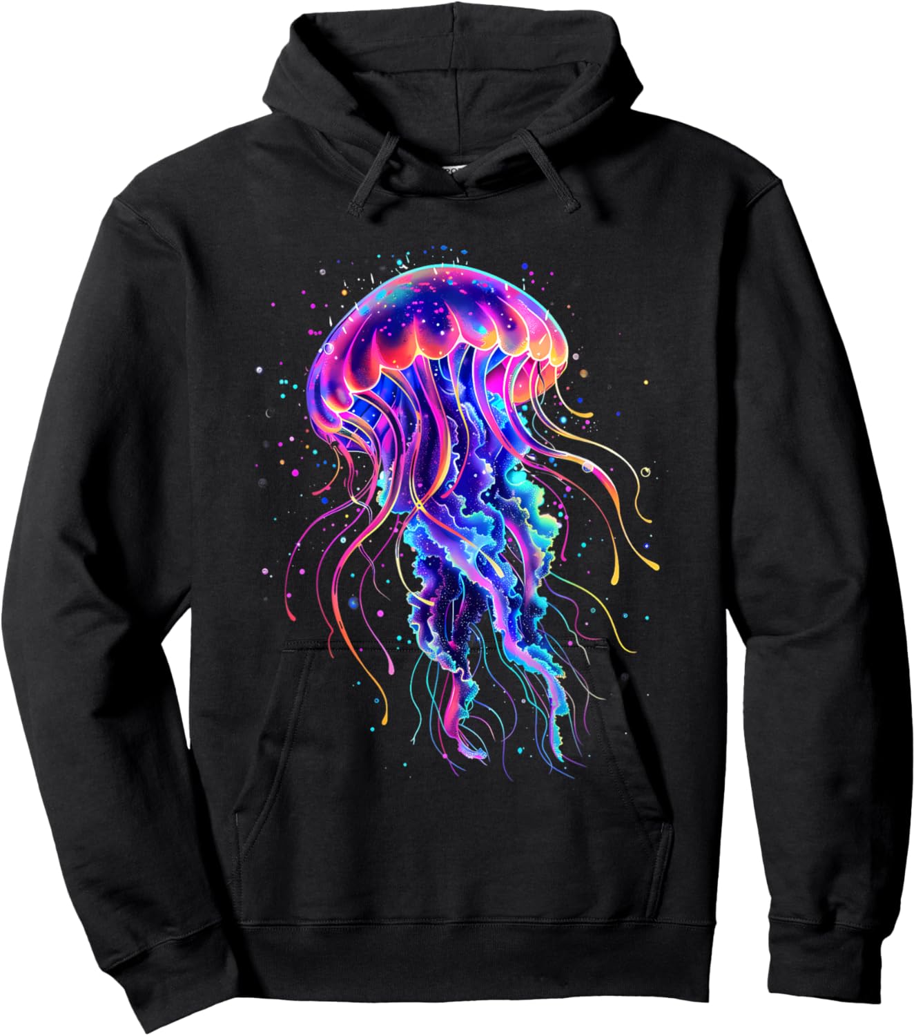 Sea Ocean Jellyfish Marine Mammal Ocean Sea Animal Jellyfish Hoodie - Hoodie | Black