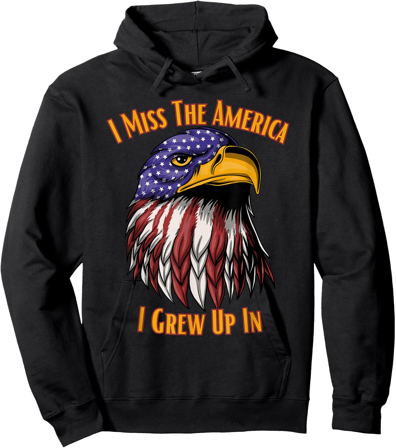 I Miss The America I Grew Up In Hoodie - Hoodie | Black