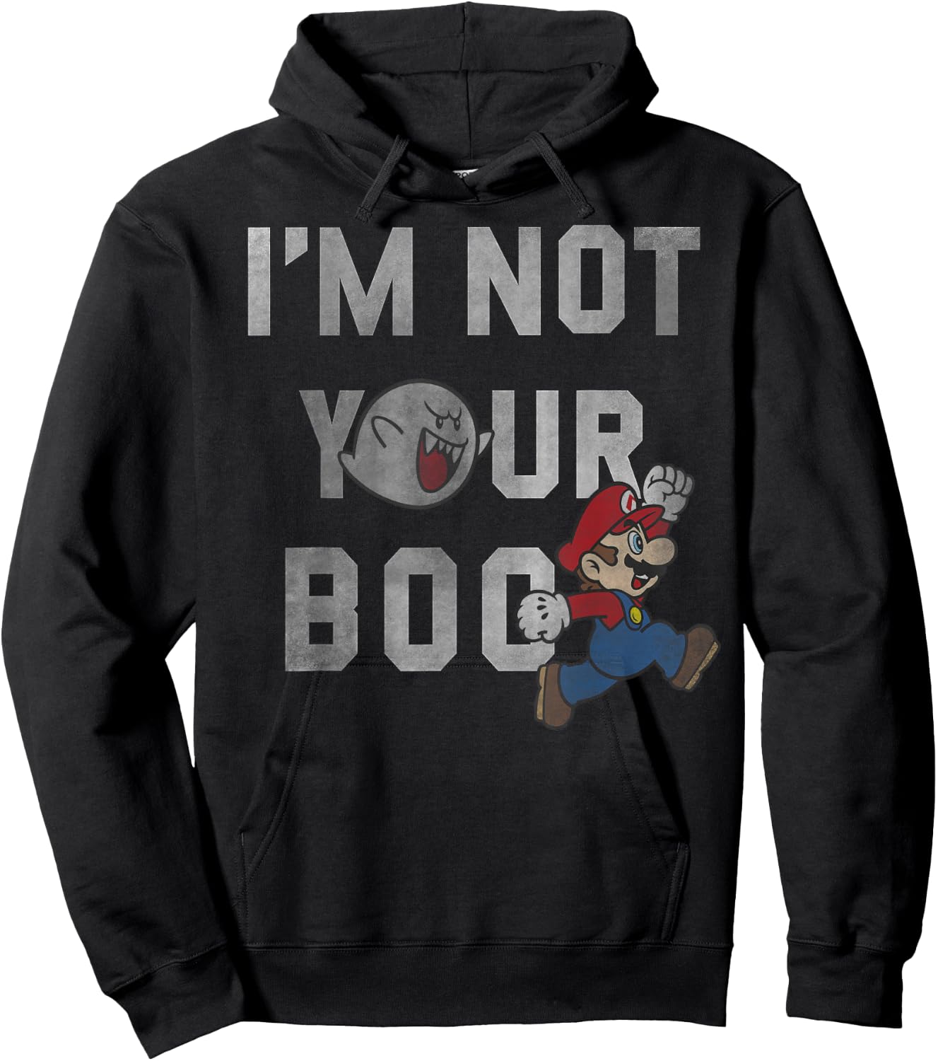 Super Mario I'm Not Your Boo Hoodie - Hoodie | Black