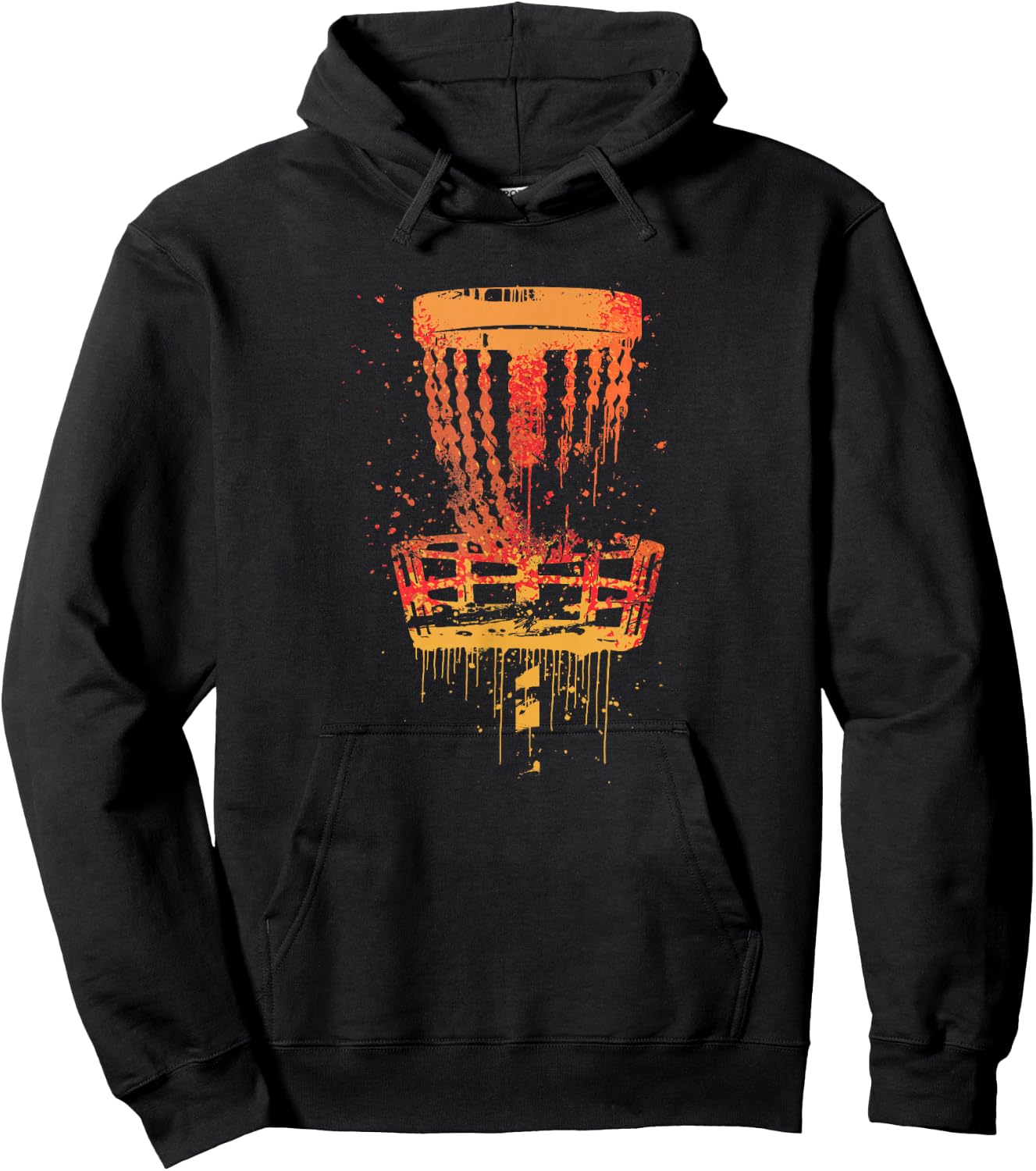 Retro Disc Golf Frolf - Vintage Frisbee Golf Hoodie - Hoodie | Black