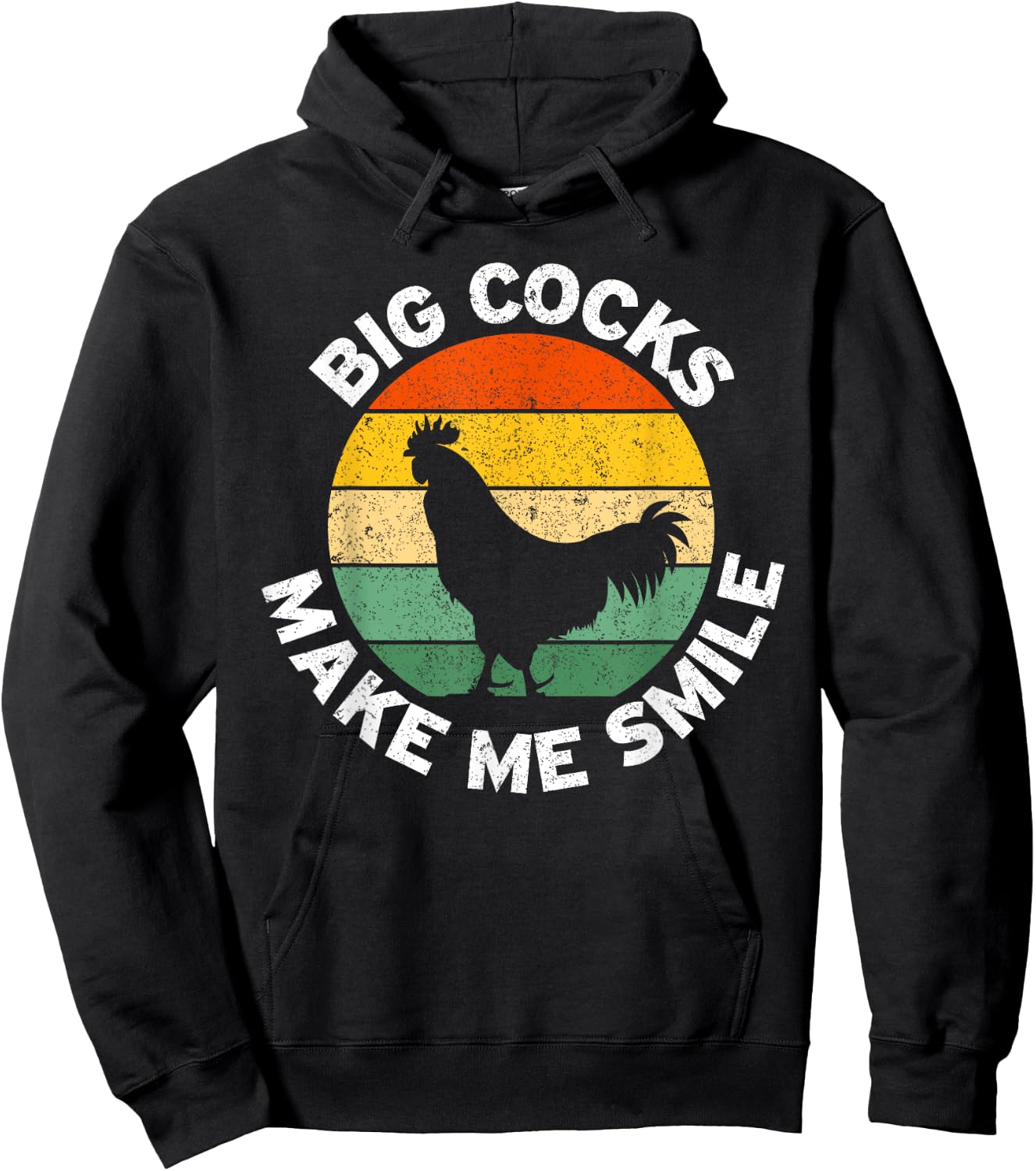 Big Cocks Make Me Smile Hoodie - Hoodie | Black