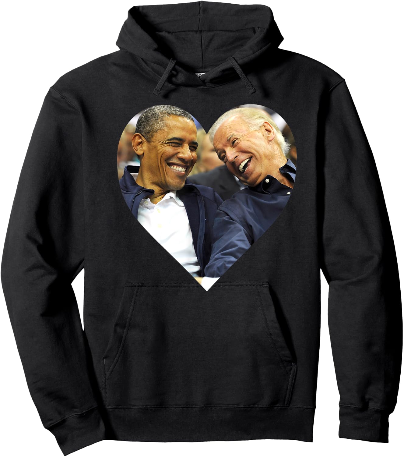 Joe Biden and Barack Obama Hoodie - Hoodie | Black