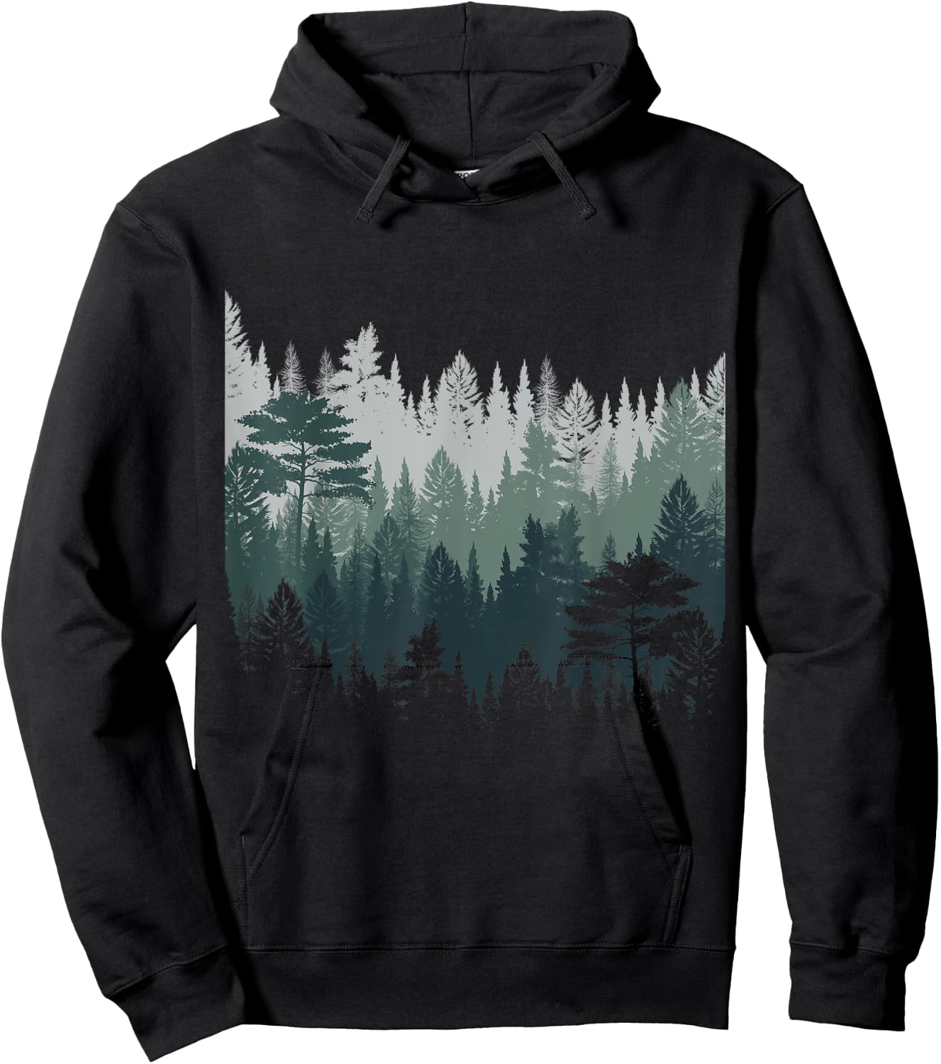 Outdoor Nature Trees Wildlife Night Forest Hoodie - Hoodie | Black