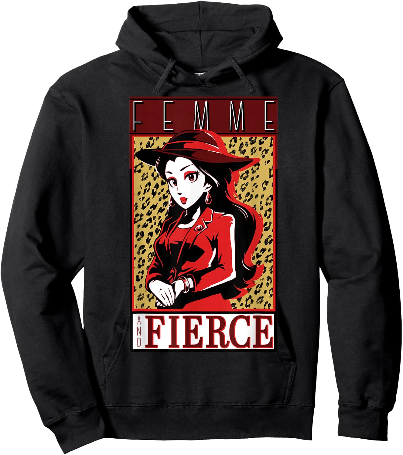 Super Mario Odyssey Vintage Nintendo Femme Fierce Poster Hoodie - Hoodie | Black