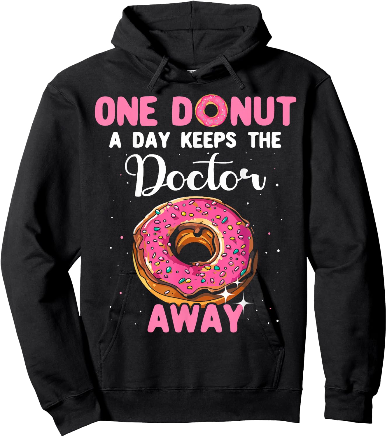 Donut Costume Women Baking Donuts Men Donut Hoodie - Hoodie | Black