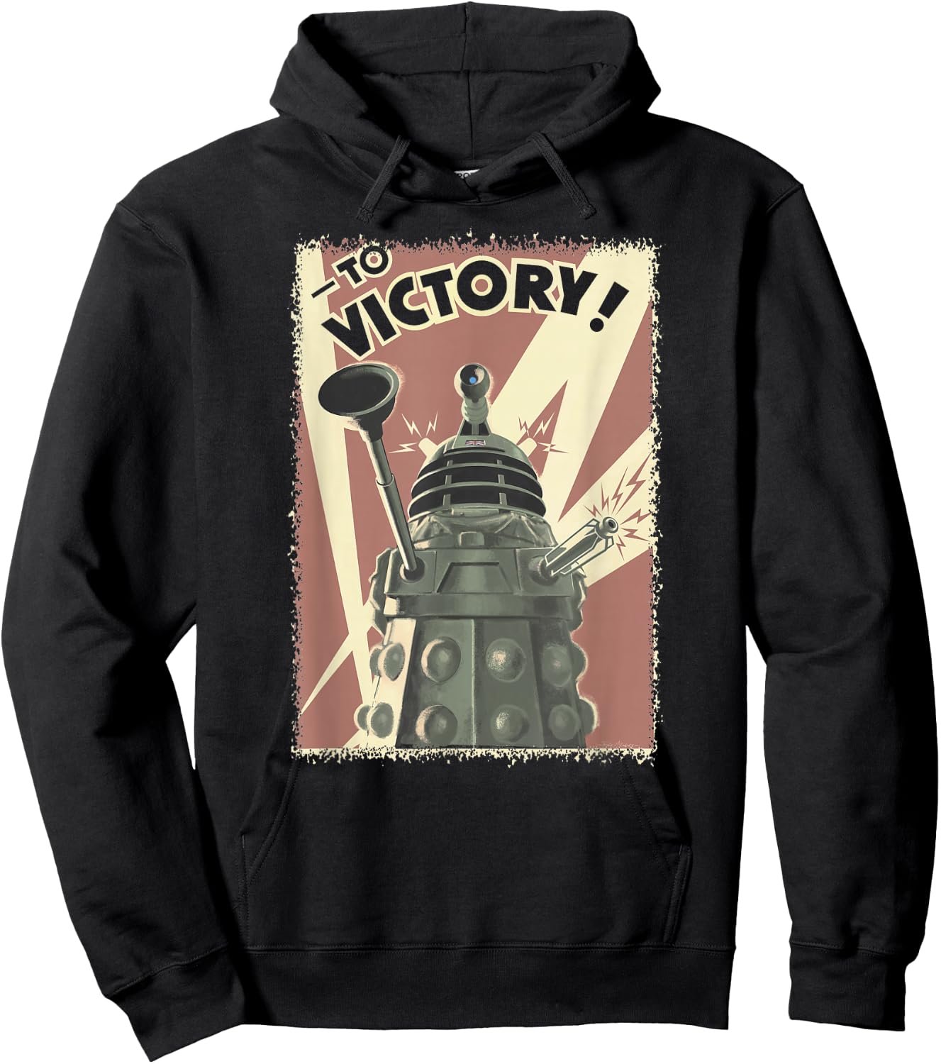 Propoganda Dalek Sci-Fi Fan 60th Anniversary Hoodie - Hoodie | Black