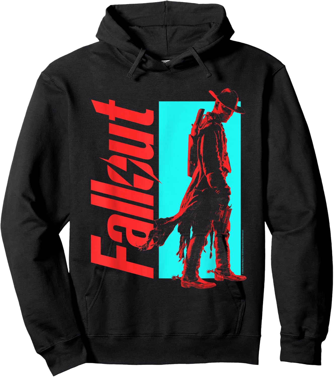 Fallout TV Series Character The Ghoul Boxed Shadow Hoodie - Hoodie | Black