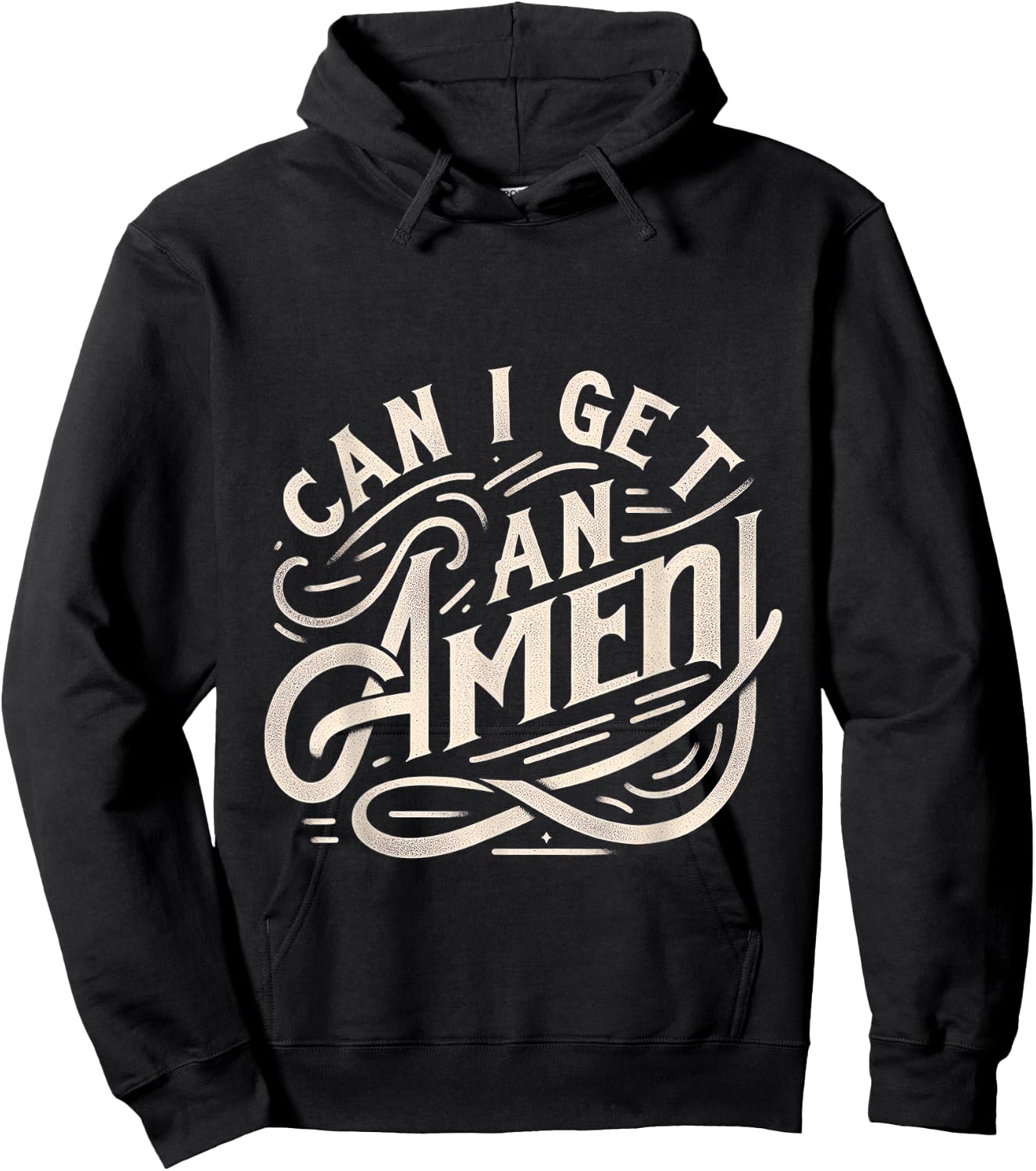Can I Get An Amen Hoodie - Hoodie | Black
