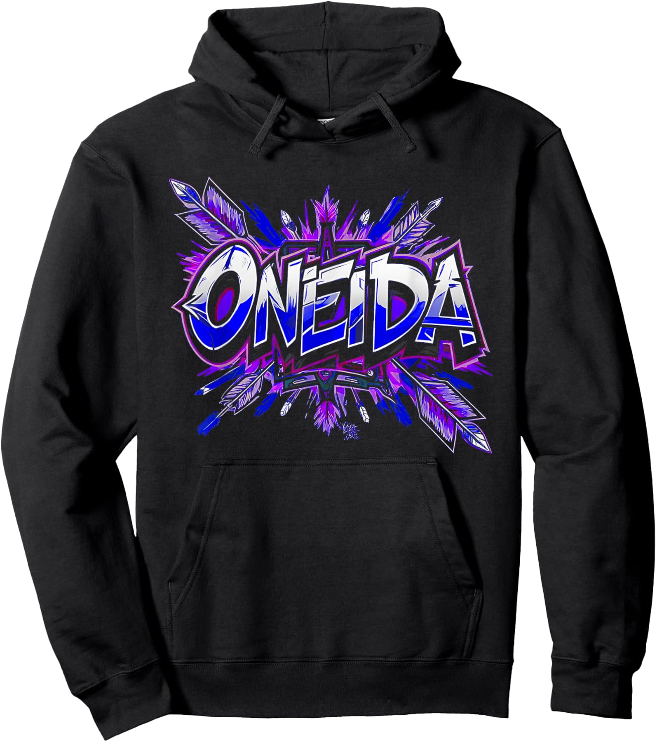 Oneida Tribe Sovereign Nation Ancestral Lands Hoodie - Hoodie | Black