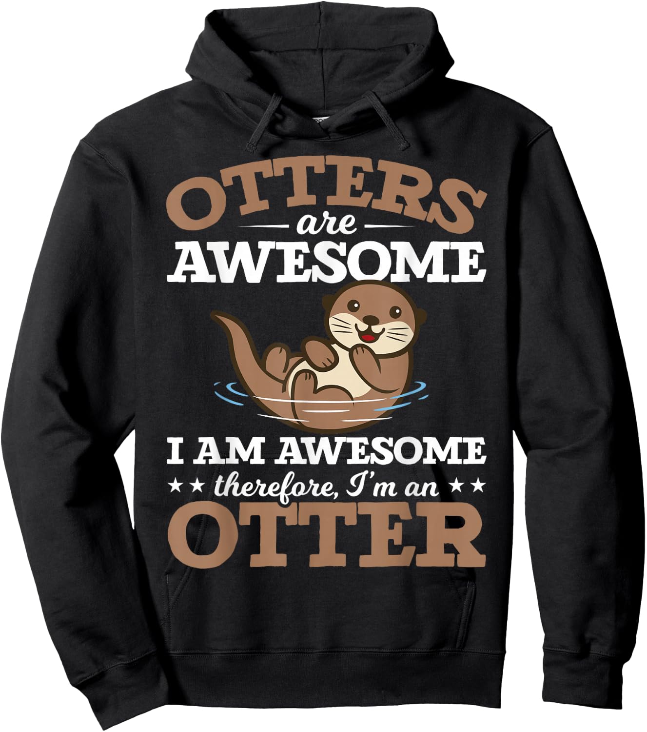 Otters Are Awesome Otters Girl Otter Lovers Hoodie - Hoodie | Black
