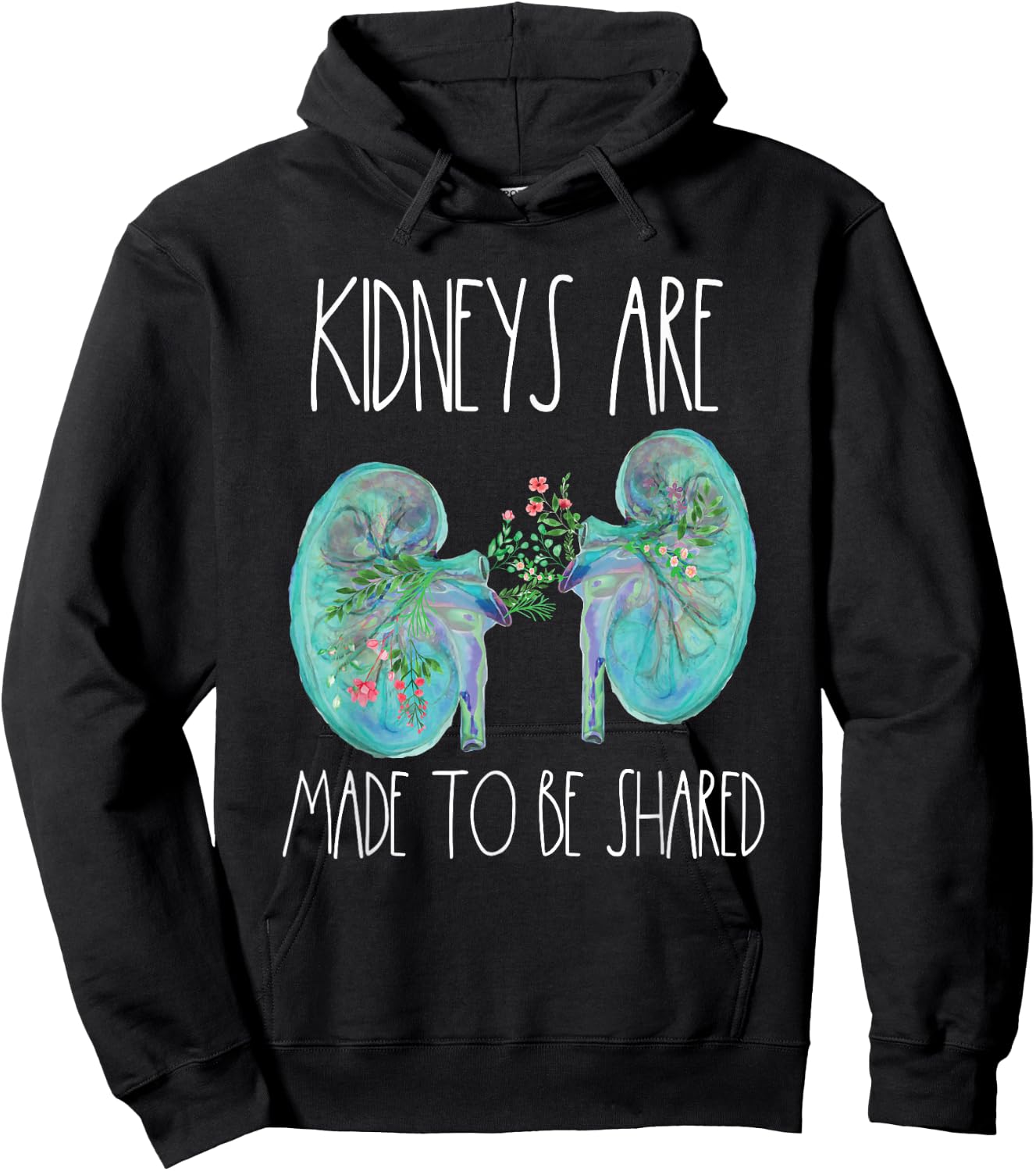 One Kidney Transplant Donor Kidney Surgery Shared Kidneys Hoodie - Hoodie | Black